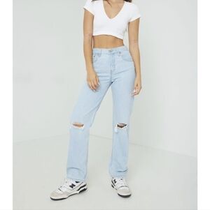 Levi's Low Pro Ripped Knee Light Wash 32